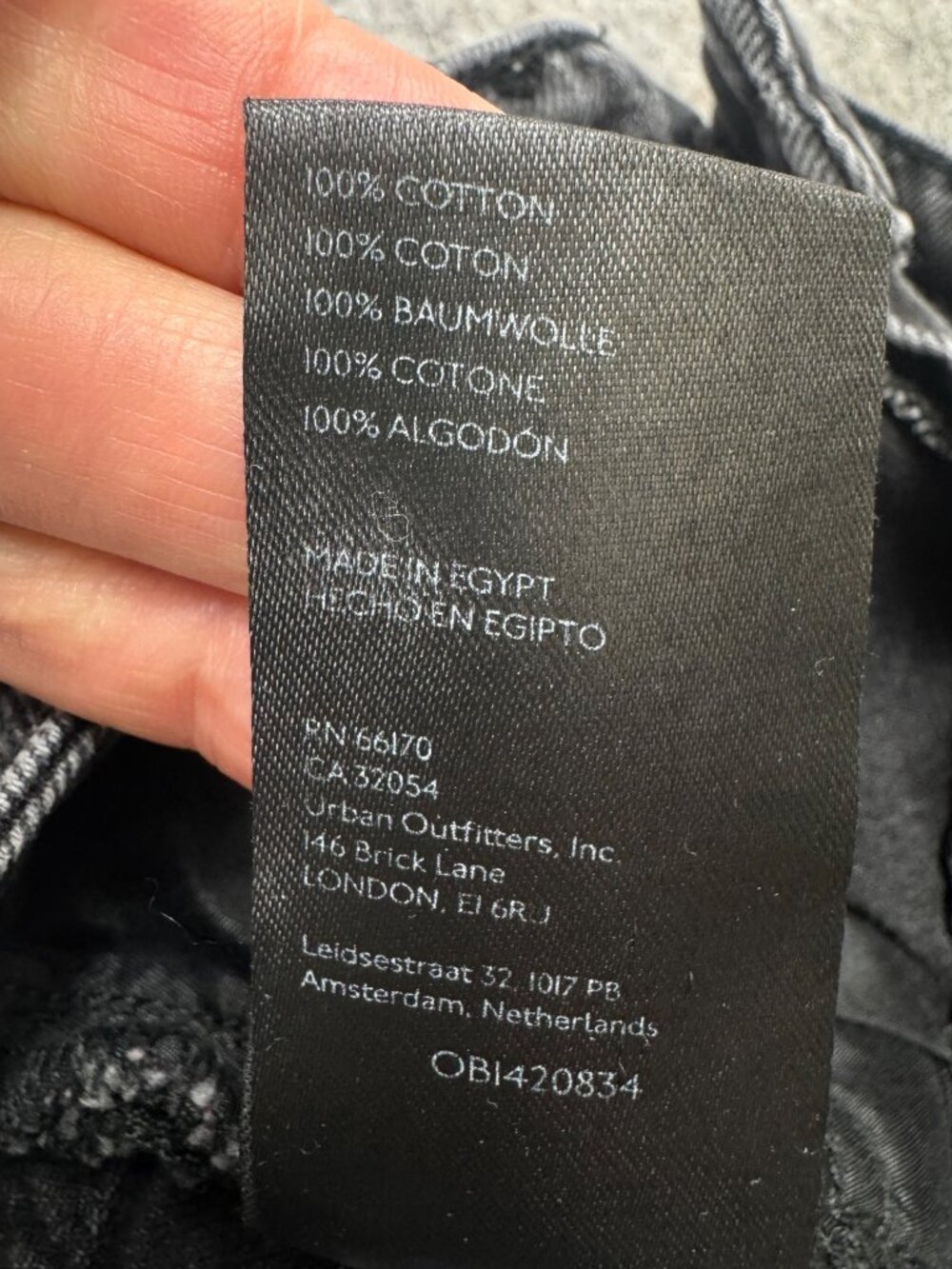 BDG Womens Black Jeans Crop Flare Sz 25 Wilco Distressed - Picture 11 of 13